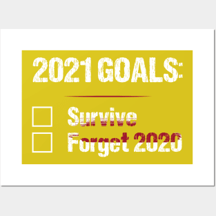 2021 Goals Posters and Art